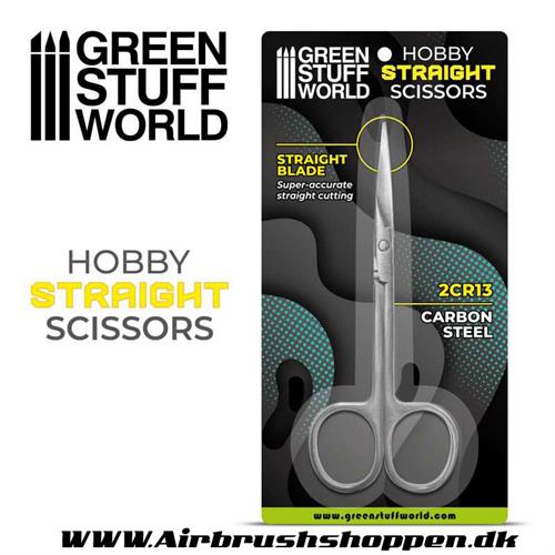 Hobbysaks lige - Scissors - Straight Tip GSW